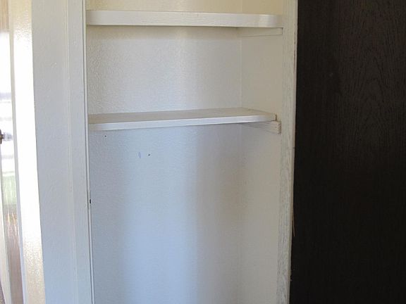 Linen closet in hallway
