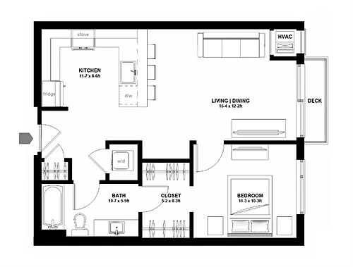 Floor plan A2I