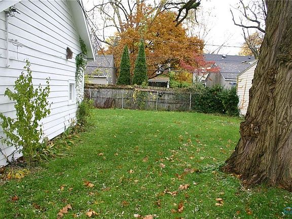 Back yard (landscaping paid for by landlord)