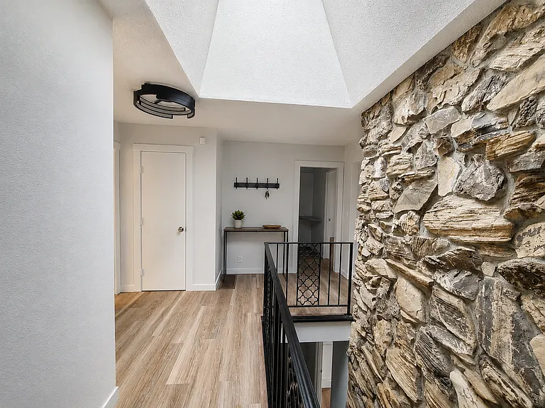 Front entry with skylight