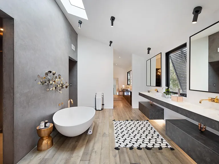 Let the uniquely designed bathrooms leave you feeling refreshed and renewed.