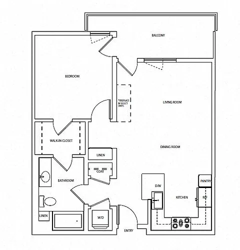 Floor plan Aphrodite 1.1R & 1R