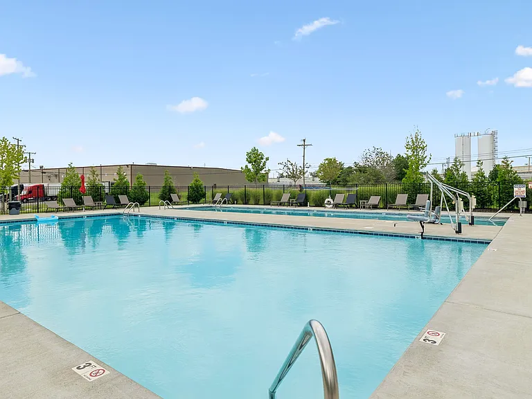 Resort-style community pool with plenty of space to relax, swim, and enjoy sunny Tennessee days.