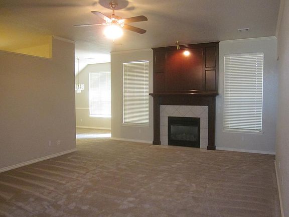 Gas Log Fireplace with automatic electric start and pretty w