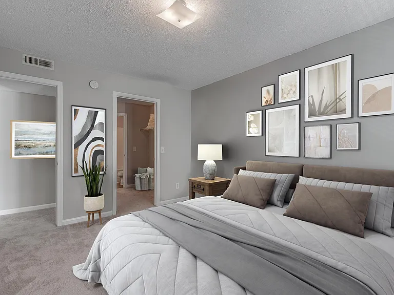 Spacious bedroom