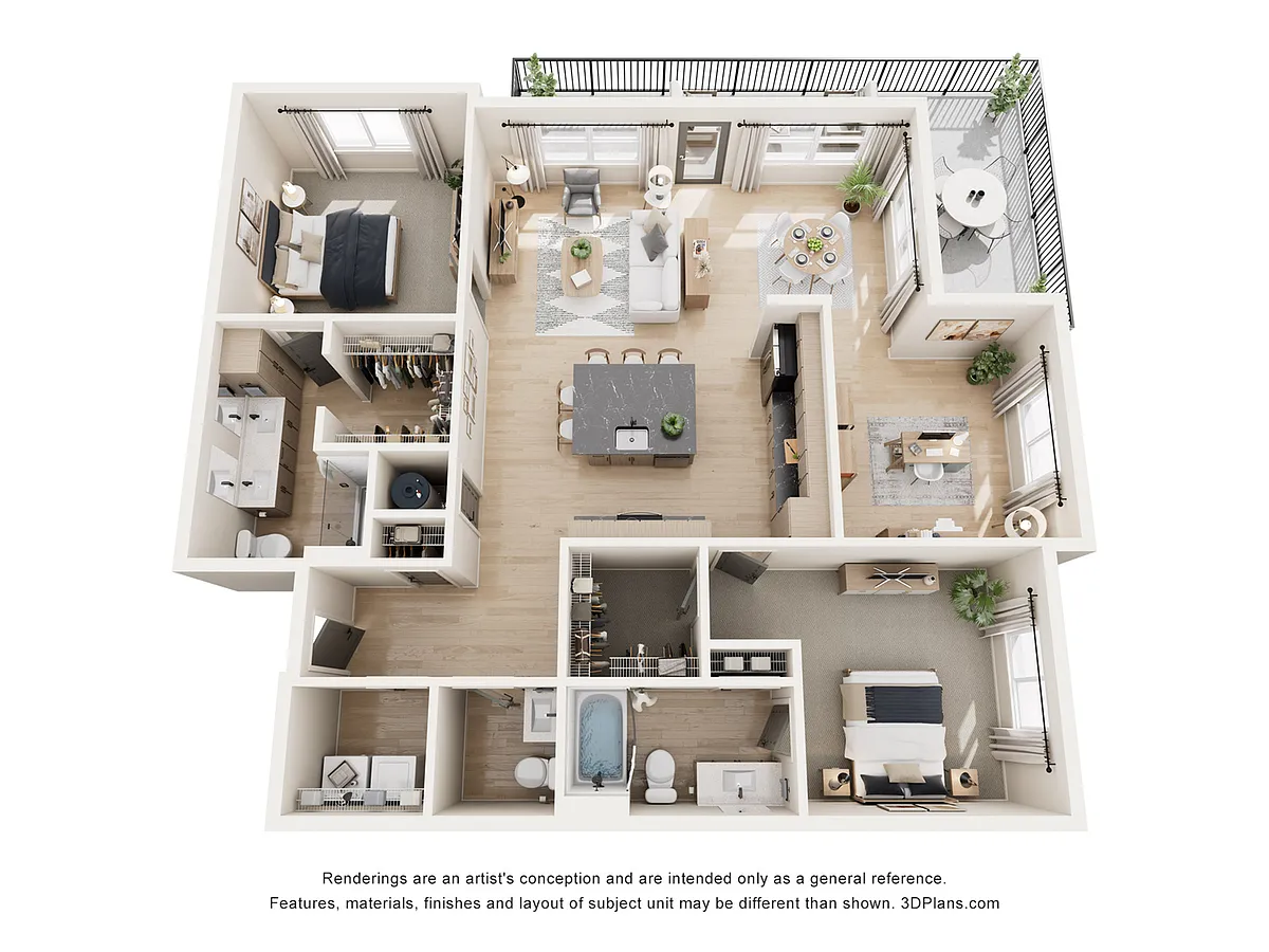 Floor plan D1-4