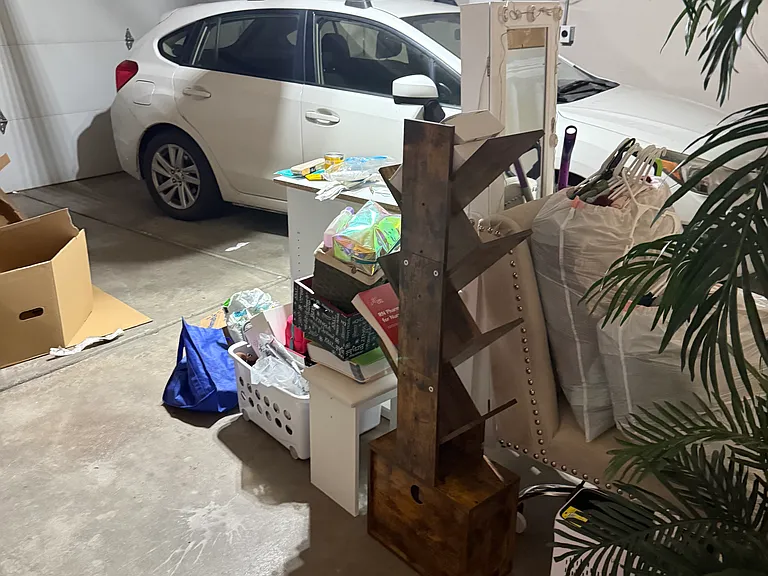 garage will be emptied prior to move in