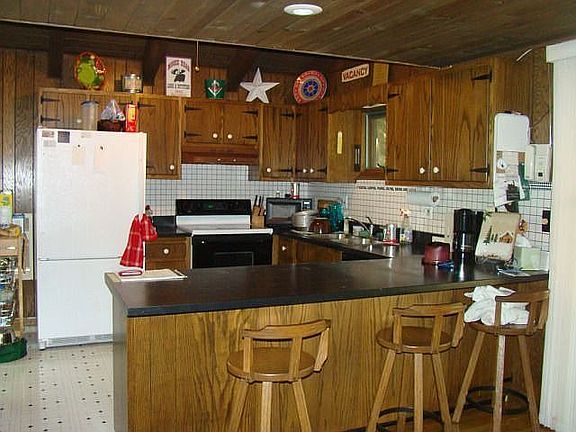 Kitchen - real wood cabinet.