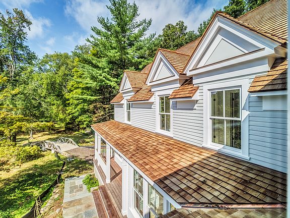 Cedar roof, copper gutters