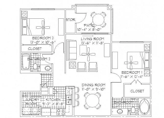Floor plan Ciboney (B1)