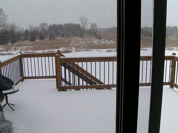 Deck and conservation area