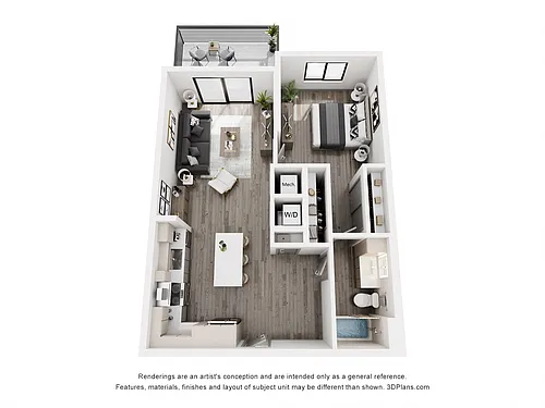Floor plan A1C
