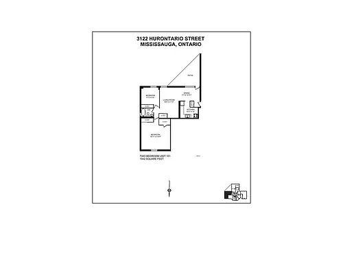 Floor plan 2 Bedroom