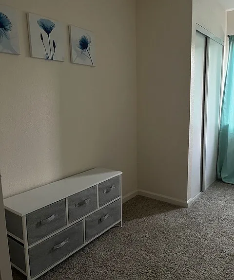 Upper BR with storage and closet
