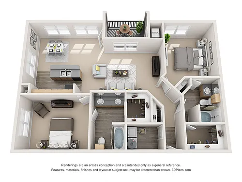 Floor plan Serenity