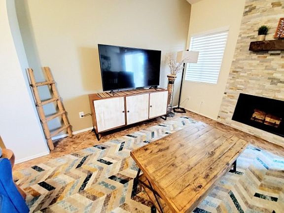 Wood Burning Fireplace