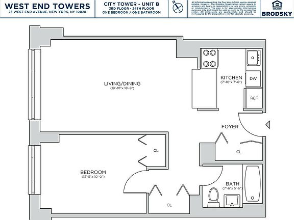 2nd image of 75 W End Ave APT C18b
