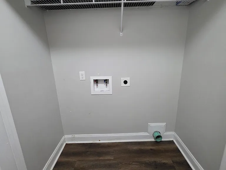 hallway laundry room