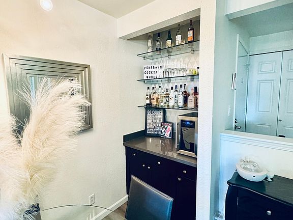 Built in bar and storage