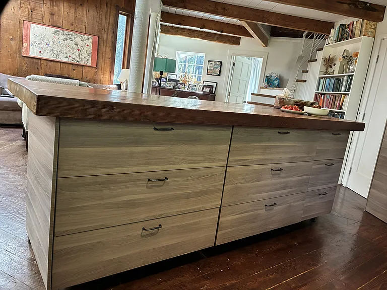 Kitchen island with storage
