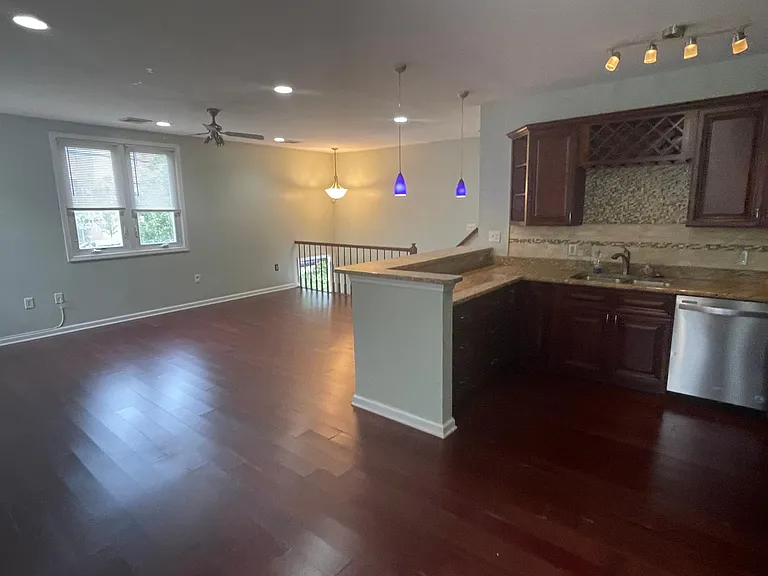 Beautiful open Kitchen to Living Room space.