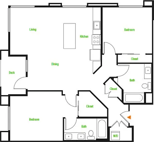Floor plan B2-B