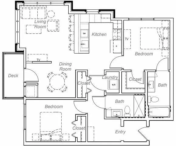 Floor plan Platte-L