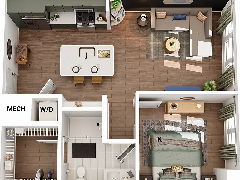 A3 floor plan Broadstone West End
