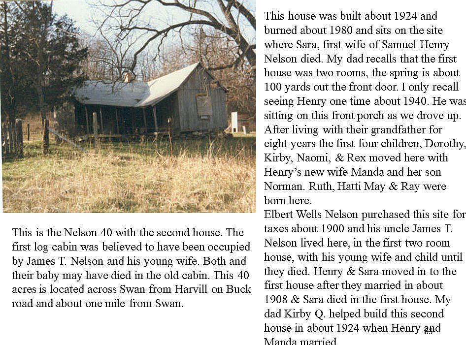 House burned years ago.