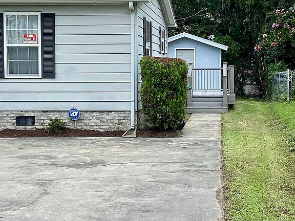 Walkway to deck & shed
