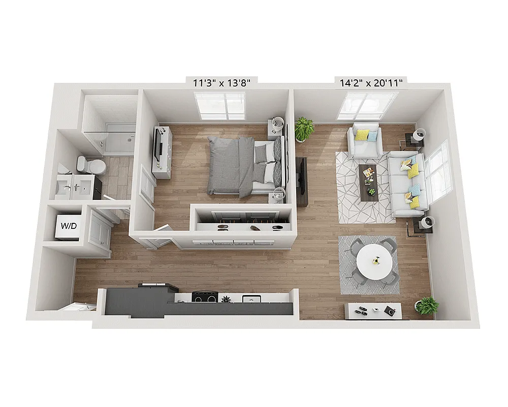 Floor plan A1GB