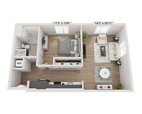 Floor plan A1GB