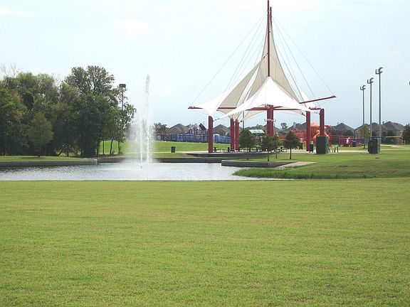 Walk to the huge Celebration Park