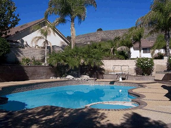 Pool, Spa And Waterfall