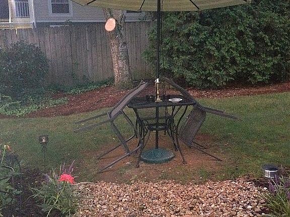 Garden with seating
