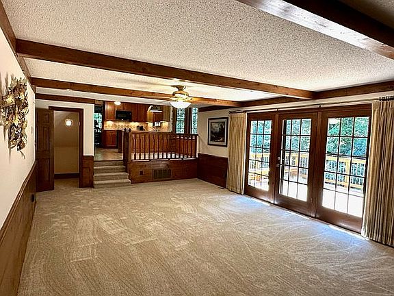 Family room towards kitchen
