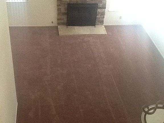 Living room with fireplace