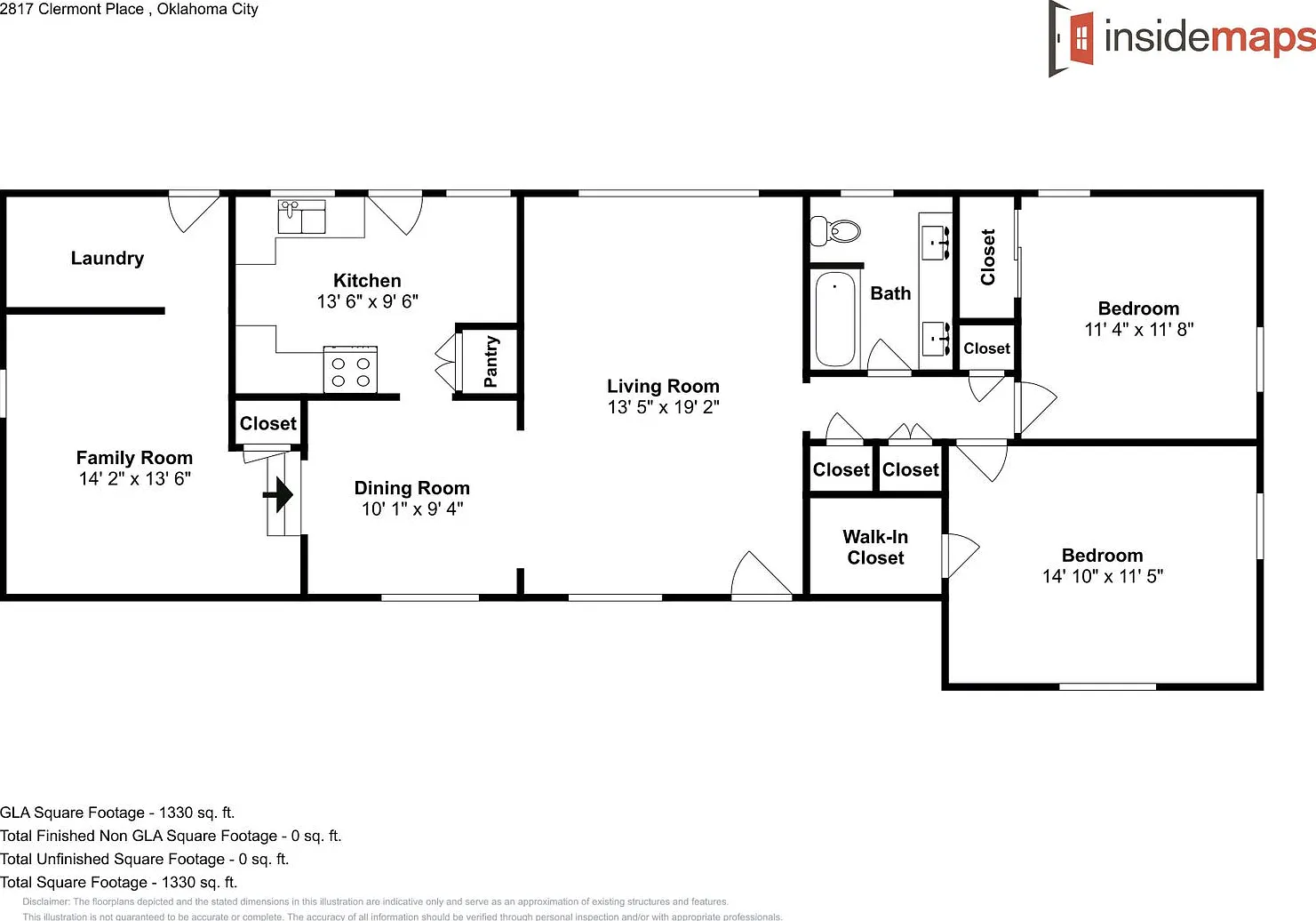 2 Bedroom 1 Bathroom Home in The Nichols Hills Area — Photo 3