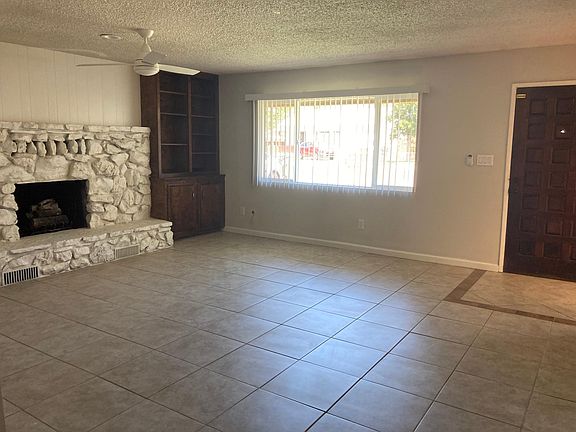 Living room looking out towards the front of the duplex