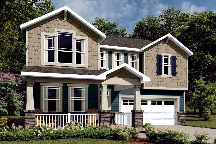 Gaines Craftsman Elevation
