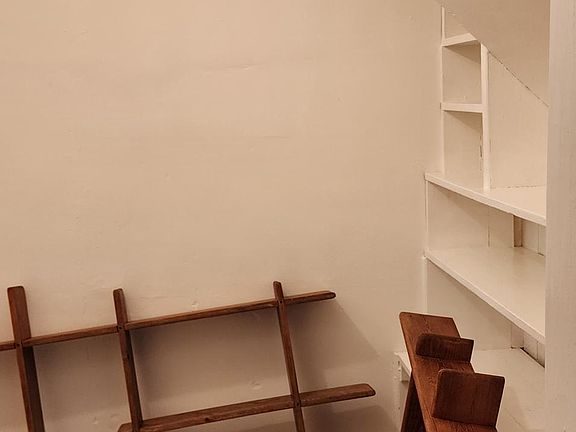 Walk in pantry in the kitchen