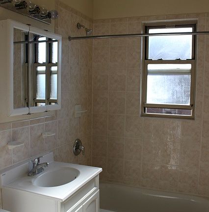 Typical bathroom layout