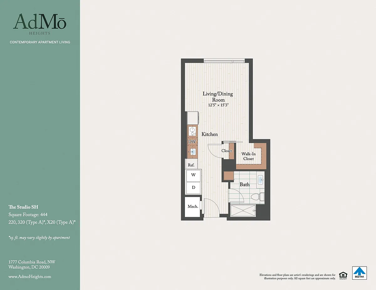 Floor plan The Studio SH