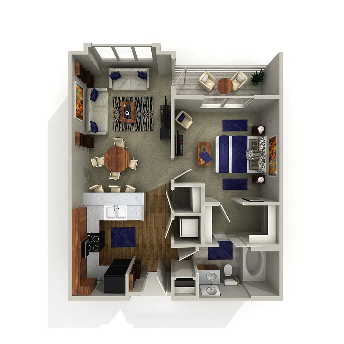 Floor plan Loge 3