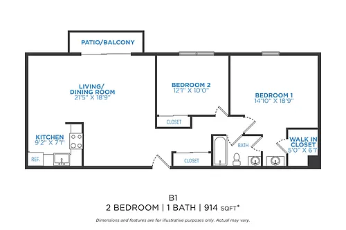 Floor plan B1