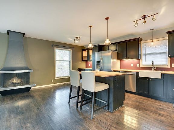 Custom hardwood floors on the main lvl