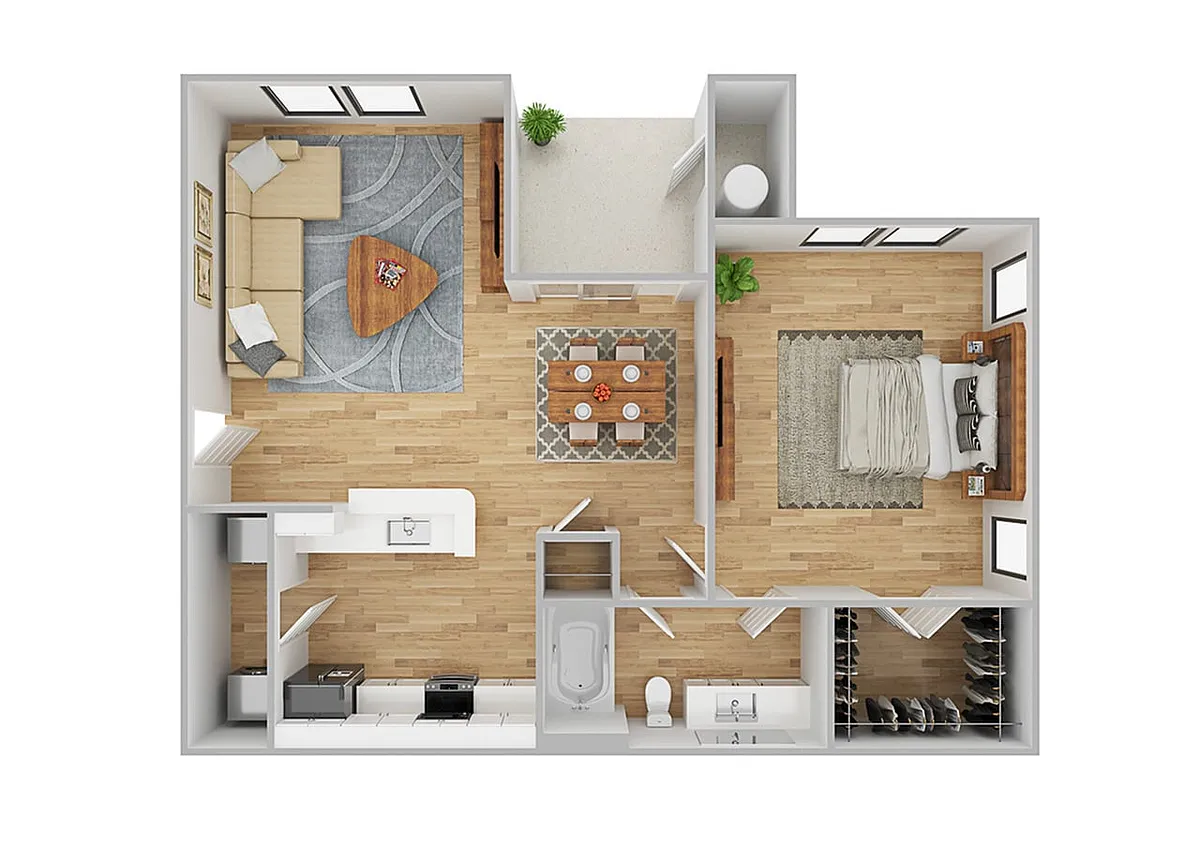Floor plan Onyx | Renovated