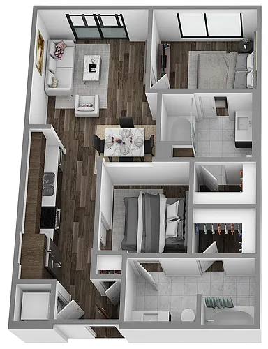 Floor plan B6