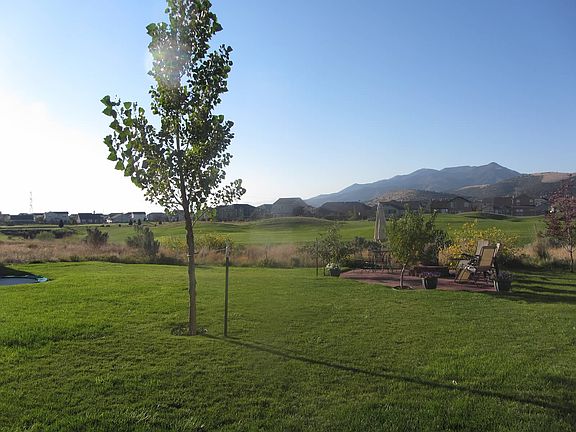 backyard open to golfcourse