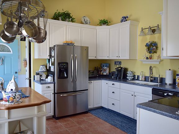 Stainless steel appliances.
